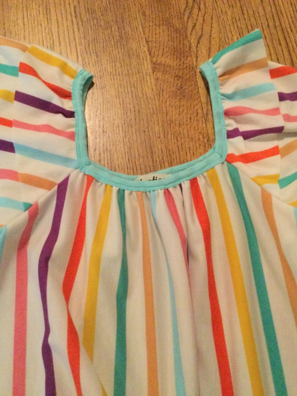 Haptics Multicolor Striped Top Size M
